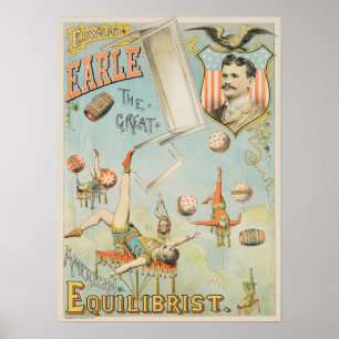 Póster Poster americano de Edward Earle del ejecutante de