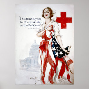 Póster Poster americano de la Primera Guerra Mundial del