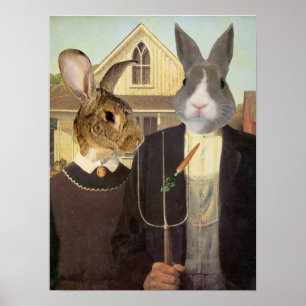 PÓSTER POSTER AMERICANO DEL CONEJO