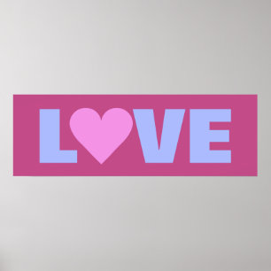 Póster Poster "AMOR" de Pink Heart Valentine
