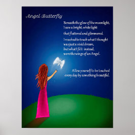 Póster Poster Angel Butterfly