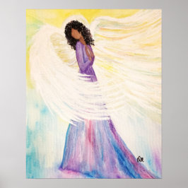 Póster Poster Ángel de la oración (16x20)