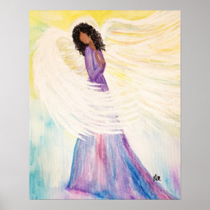 Póster Poster Ángel de la oración (16x20)