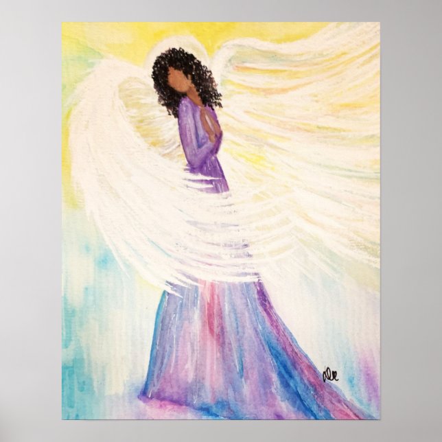 Póster Poster Ángel de la oración (16x20) (Frente)