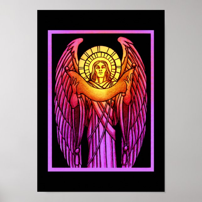 Póster Poster Angel de Vidrio Mantenido (Frente)