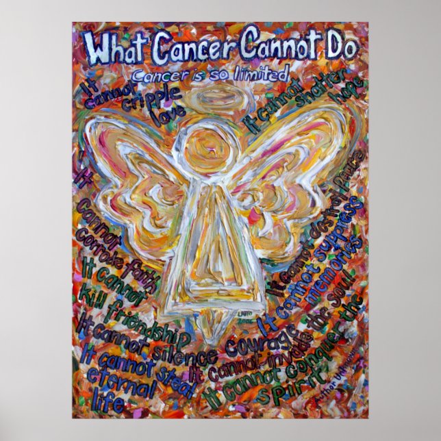 Póster Poster Ángel del Cáncer del Suroeste (Frente)