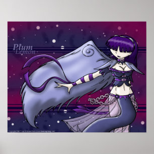 Póster Poster Angelic Plum
