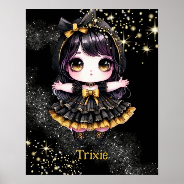 Póster POSTER | Anime Chicas Gótico Cute Personalizado Ka (Frente)