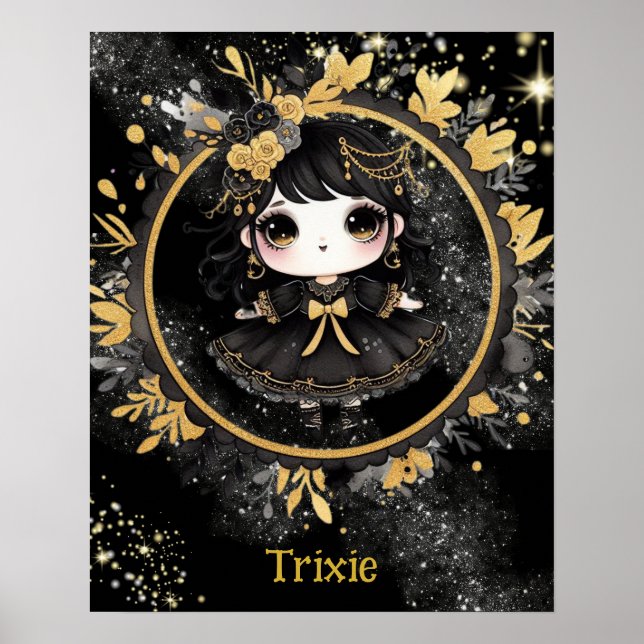 Póster POSTER | Anime Chicas Gótico Cute Personalizado Ka (Frente)