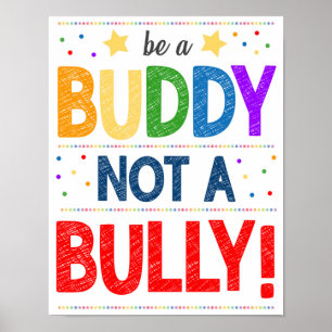 Póster Poster Anti Bully Classroom