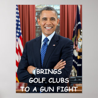 Póster poster anti obama