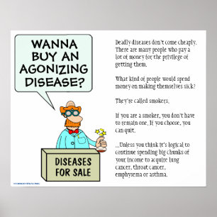 Póster Poster antifumador