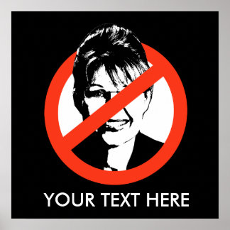 Póster Poster antipalínico / texto Personalizado