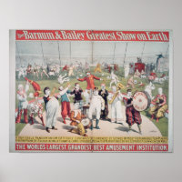 Poster anunciando el Barnum