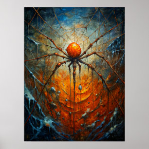 Póster Poster Araña de Halloween