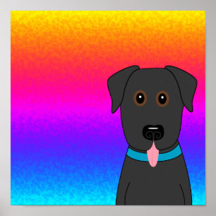 Póster Poster Arcoiris de Black Lab