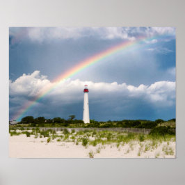 Póster Poster - Arcoiris de faro
