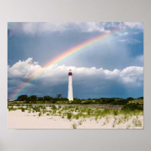 Póster Poster - Arcoiris de faro (Frente)