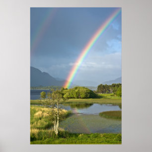 Póster Poster arcoiris irlandés
