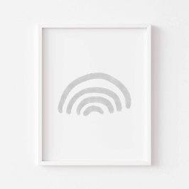 Póster Poster arcoíris minimalista