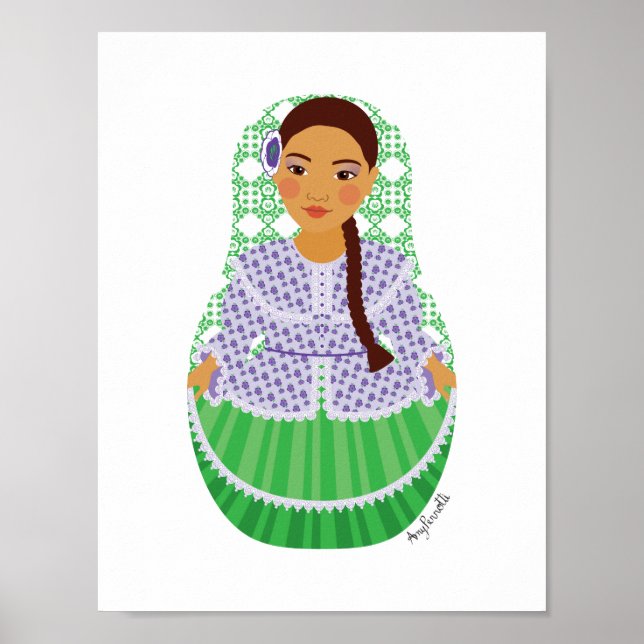 Póster Poster argentino de Matryoshka (Frente)