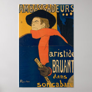 Póster poster aristide Bruant