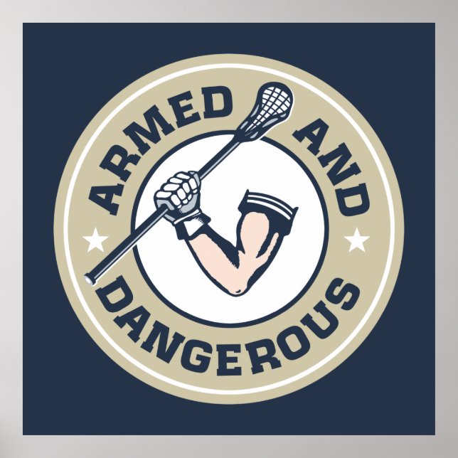 Póster Poster armado y peligroso (Frente)