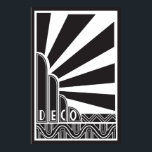 Póster Poster Art Deco<br><div class="desc">Este magnífico poster art decó hará que la decoración de las habitaciones sea una maravilla: ¡encuéntralo!</div>