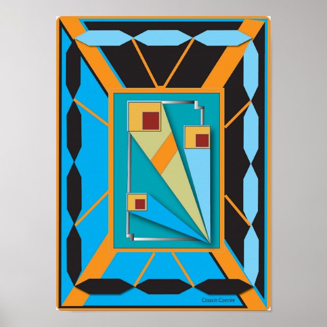 Póster Poster Art Deco (Frente)