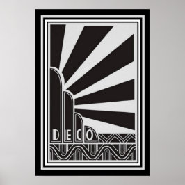 Póster Poster Art Deco 13 x 19