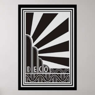 Póster Poster Art Deco 13 x 19