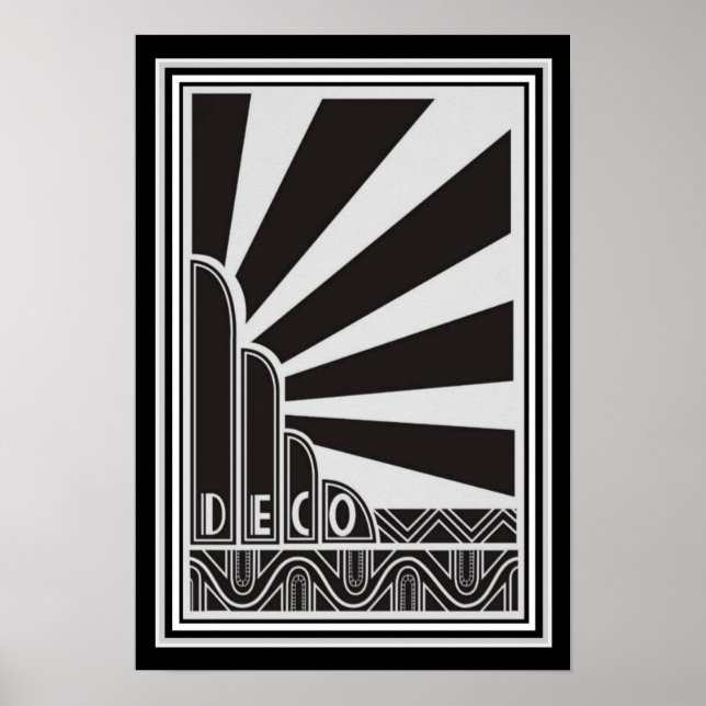 Póster Poster Art Deco 13 x 19 (Frente)
