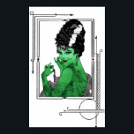 Póster Poster Art Deco Bride<br><div class="desc">Hasta donde sé, estas imágenes son de dominio público y se cree que son libres de usar sin restricciones en Estados Unidos. Por favor, contáctame si descubres que alguna de estas imágenes no está en dominio público.</div>