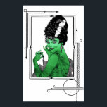 Póster Poster Art Deco Bride<br><div class="desc">Hasta donde sé,  estas imágenes son de dominio público y se cree que son libres de usar sin restricciones en Estados Unidos. Por favor,  contáctame si descubres que alguna de estas imágenes no está en dominio público.</div>