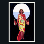 Póster Poster Art Deco de 1920 de una pintoresca licor fr<br><div class="desc">Una reproducción de un poster francés Art Deco de los años 20 de Leonetto Cappiello, el primer artista poster en usar figuras audaces que salen de orígenes negros, un sorprendente contraste con la norma temprana de los posters. Digitalmente reformado para resaltar los colores originales, aún mejor y arreglar tantas imperfecciones...</div>