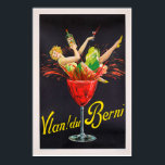 Póster Poster Art Deco del licor francés vintage del alco<br><div class="desc">Una reproducción de un poster publicitario de la marca francesa de Alcohol Retro Art Deco poster aproximadamente 1930. Digitalmente reformado para resaltar los colores originales,  aún mejor y arreglar tantas imperfecciones como sea posible.</div>