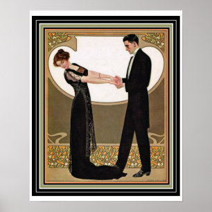 Póster Poster Art Deco "First Dance" 16 x 20
