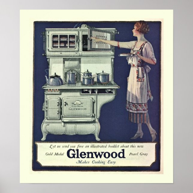 Póster Poster Art Deco Glenwood Stove (Frente)