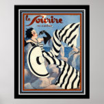 Póster poster Art Deco Le Sourire 1933 16x20<br><div class="desc">Popular 1933,  portada del Art Deco de la revista francesa Le Sourire</div>