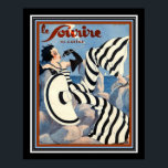 Póster poster Art Deco Le Sourire 1933 16x20<br><div class="desc">Popular 1933,  portada del Art Deco de la revista francesa Le Sourire</div>