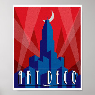 Póster Poster - Art Deco Ollywood