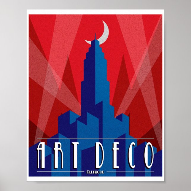 Póster Poster - Art Deco Ollywood (Frente)