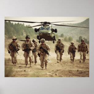 Póster Poster Art Marines