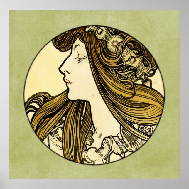 Póster Poster Art Nouveau (Frente)
