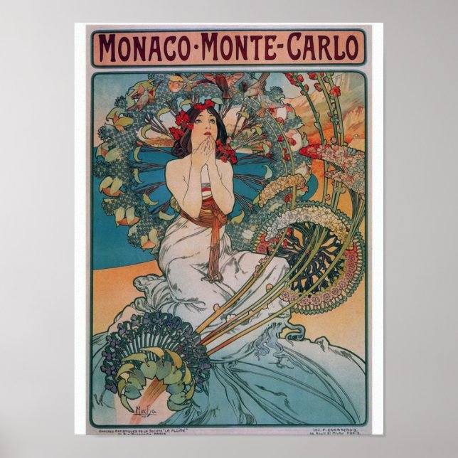 Póster Poster Art Nouveau (Frente)