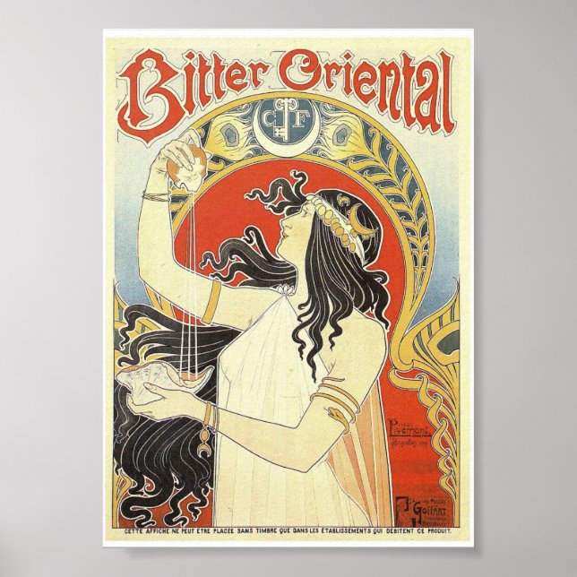 Póster Poster - Art Nouveau Bitter Oriental (Frente)