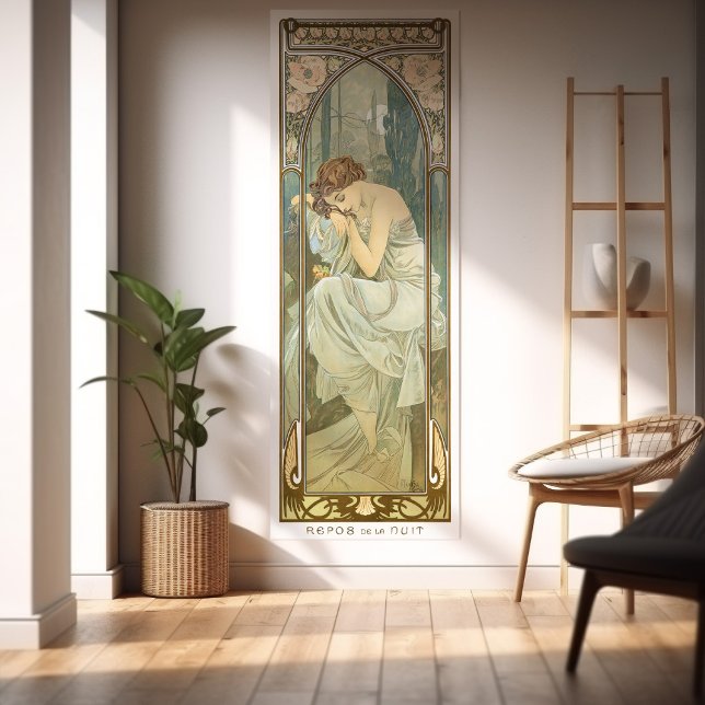 Póster Poster Art Nouveau de descanso nocturno 1/4 de Muc (Subido por el creador)