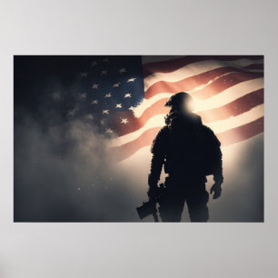 Póster Poster Art Patriot Hero