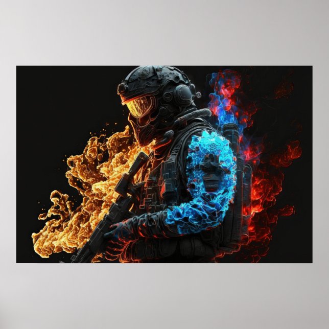 Póster Poster Art Patriot Hero (Frente)