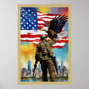 Póster Poster Art Watchman Soldier